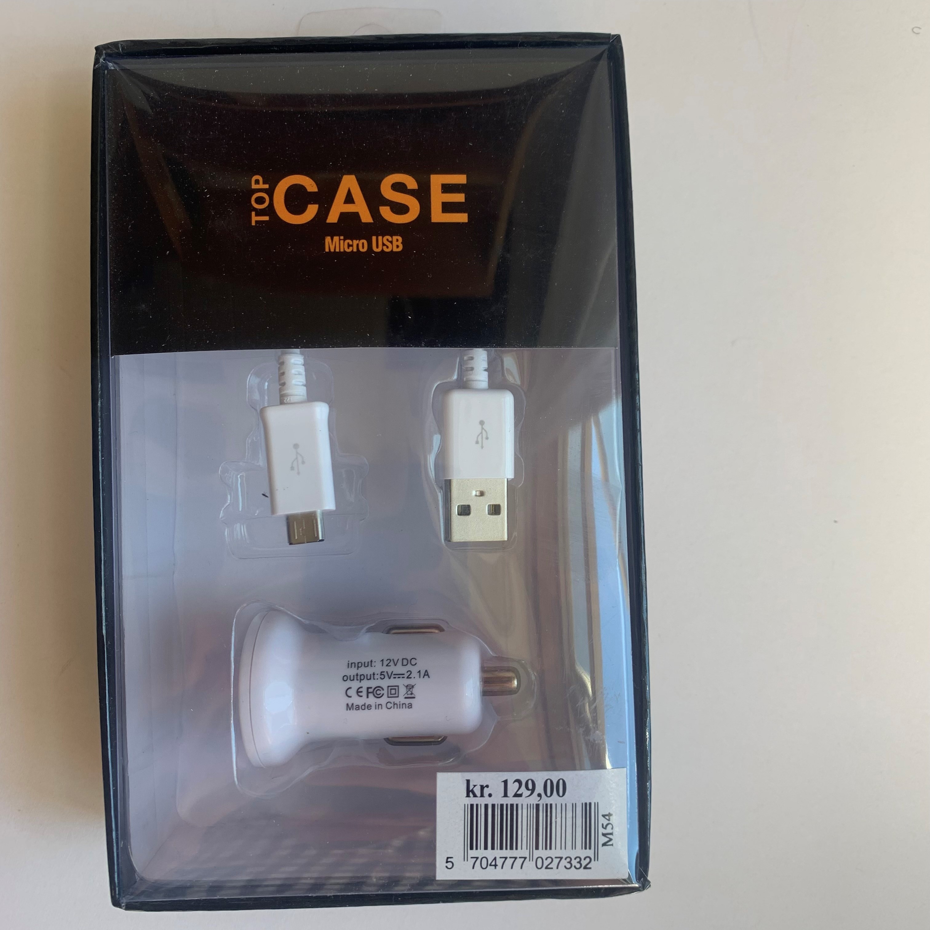 case, Micro USB, M, biloplader