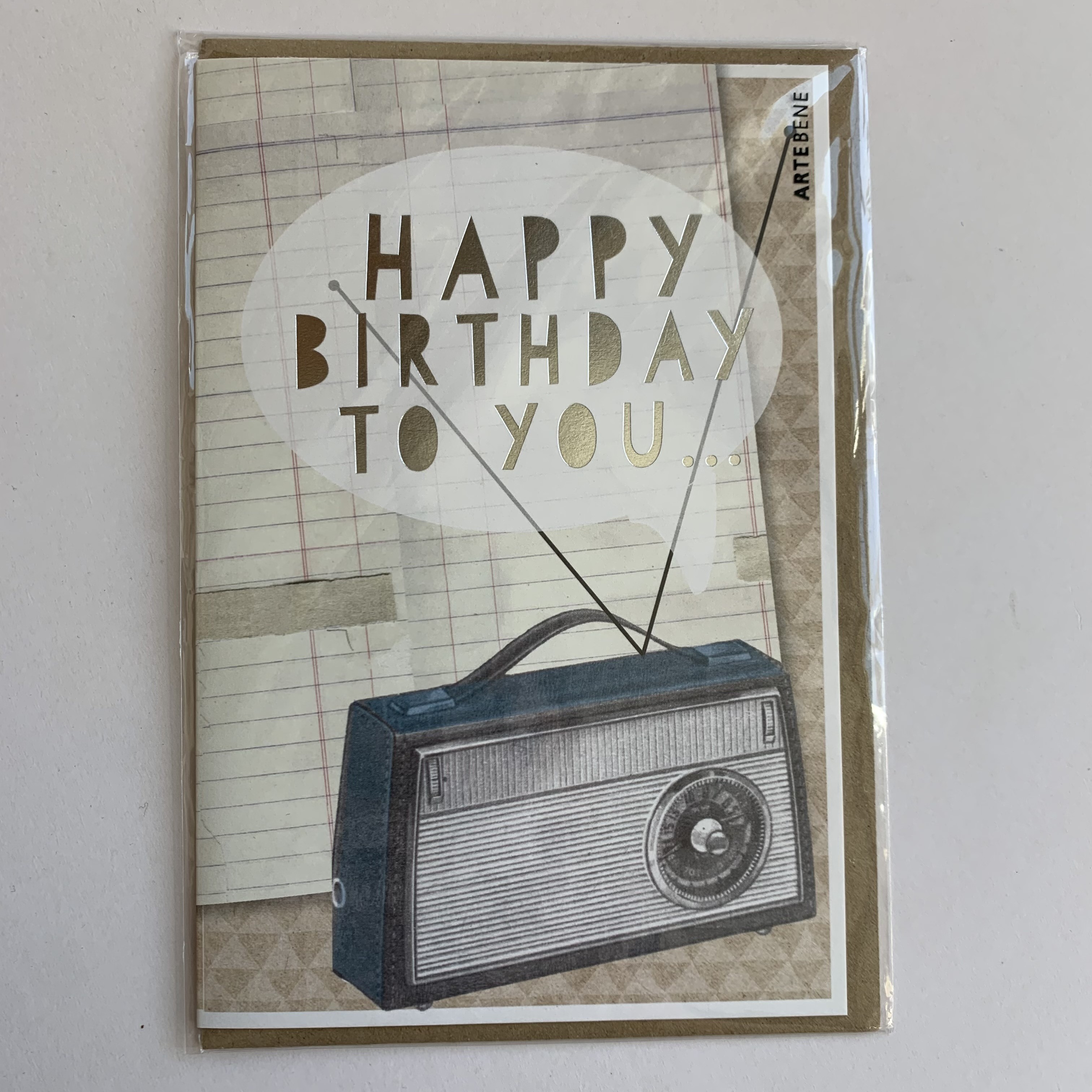 Artebene Kort Happy Birthday Radio