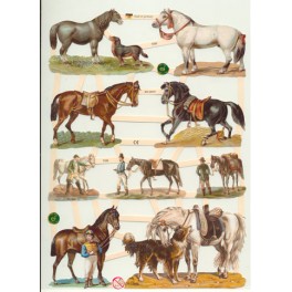 Glansbilleder heste / 3-7335