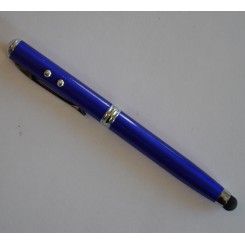Touch pen med lacer point, blå