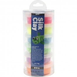 Silk Clay®, Neon, 6x14g.