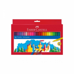 Faber Castell tuscher med filtspids 50 stk.