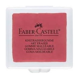 Faber Castell Kneadable Art viskelæder rød