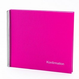 Goldbuch konfirmations album, pink