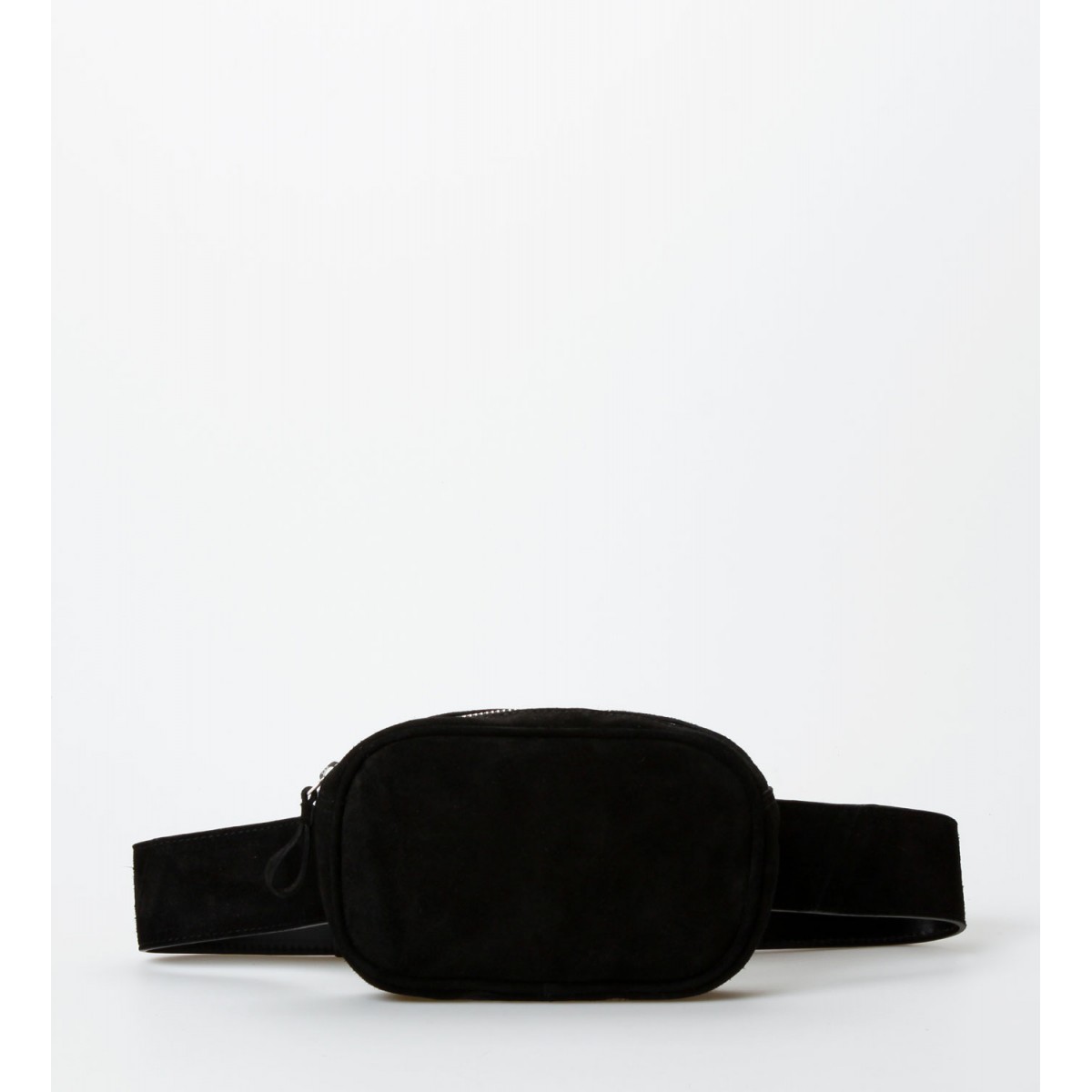 suede waist bag