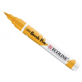 Ecoline watercolor brush pen, Deep Yellow / 202