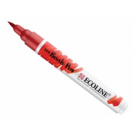 Ecoline watercolor brush pen, Scarlet / 334
