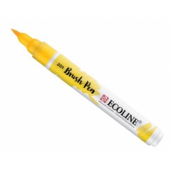 Ecoline watercolor brush pen, Light Yellow / 201