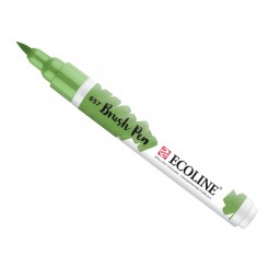 Ecoline watercolor brush pen, Bronze Green / 657