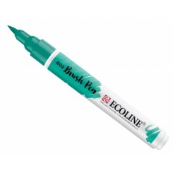 Ecoline watercolor brush pen, Deep Green / 602