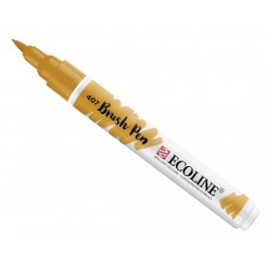 Ecoline watercolor brush pen, Deep Ochre / 407