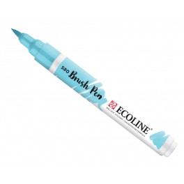 Ecoline watercolor brush pen, Pastel Blue / 580
