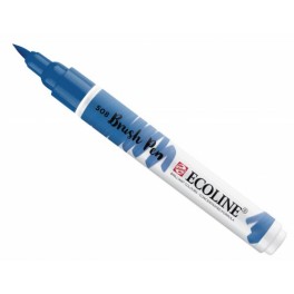 Ecoline watercolor brush pen, Prussian blue / 508
