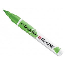 Ecoline watercolor brush pen, Light Green / 601