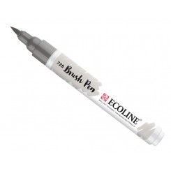 Ecoline watercolor brush pen, Warm Grey Light / 728