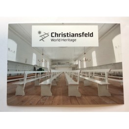 Postkort - Christiansfeld - Hvid