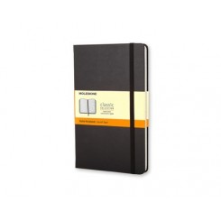 Moleskine Classic collection, linieret, hard cover, 9x14cm, sort