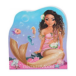 FANTASYModel Notesblok lille Mermaid, Havfrue, Guld