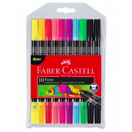 Faber Castell tyk/tynd tusch, neon