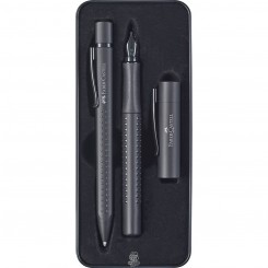 Faber Castell fylde og ball penne sæt GRIP Edition, sort