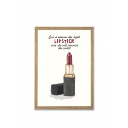 Mouse & Pen illustration A4 - Lipstick