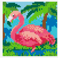 Pixelsæt - Flamingo