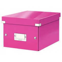 Leitz opbevaringskasse pink, lille