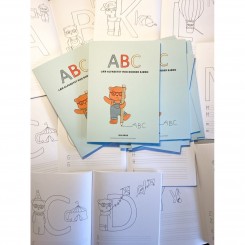 Malebog, Lær alfabetet med Bobber Bjørn