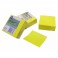 Post Its 75x75mm, 300 ark, neongul