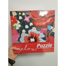 Relax puzzle 1000 brikker, blomster