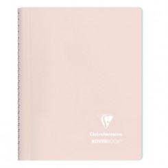 Koverbook Blush, spiral notesbog, linieret, A5, 160 sider, rosa