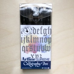 Artline Supreme Caligraphy Pen, sæt med 5, sort