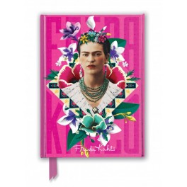 Notesbog, A5, Frida Kahlo pink