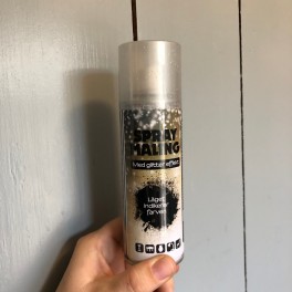Spraymaling Sølvglitter, 150ml