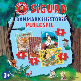 Sigurd lægger Danmarkshistorie puslespil