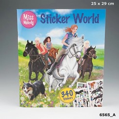 Miss Melody Sticker World, 340 stickers