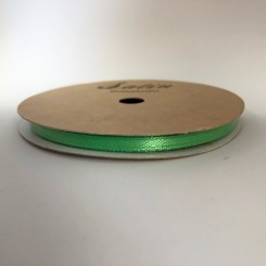 Satinbånd, B: 3 mm, lys grøn, 10 m