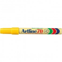 Artline 70, permanent marker, gul