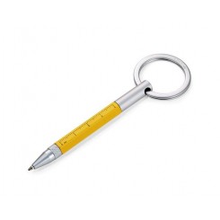 Troika Micro Construction pen nøglering, gul
