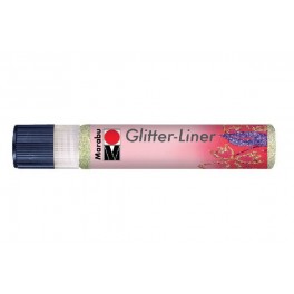 Marabu Glitter Liner, 25 ml, Champagne