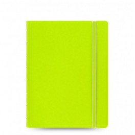 Filofax Notesbog læderlook - A5 - Grøn