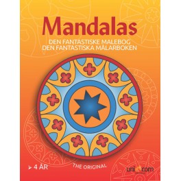 Den Fantastiske Malebog med Mandalas fra 4 år