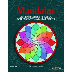 Den Fantastiske Malebog med Mandalas fra 6-99 år