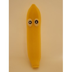 Squeeze banan med ansigt