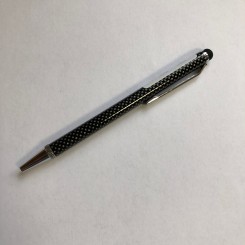 Touch pen, sort med sølv prikker