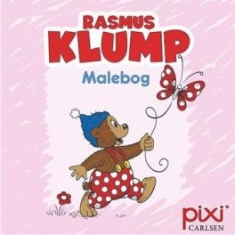 Krea Pixi-serie - Rasmus Klump - Malebog - Lyserød