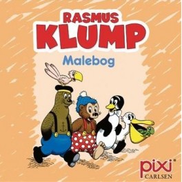 Krea Pixi-serie - Rasmus Klump - Malebog - Orange
