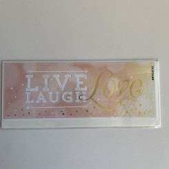 Artebene dobbeltkort -Live Laugh Love
