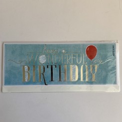Artebene dobbeltkort -Wonderfull Birthday