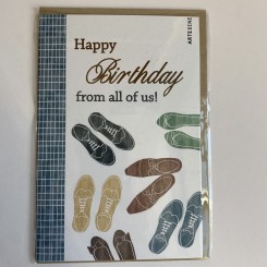 Artebene kort -Happy birthday, from all of us !